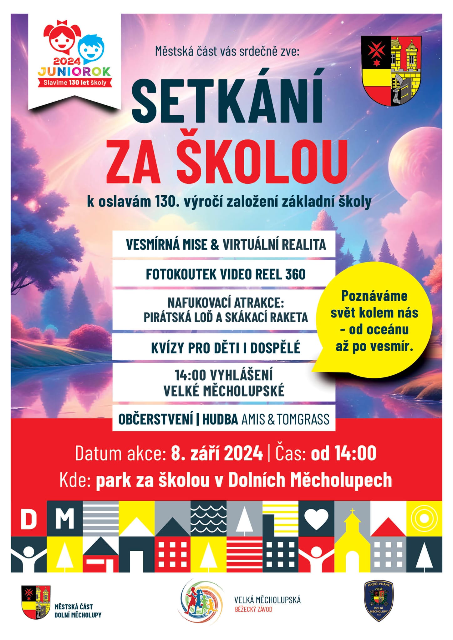 Plakát k Setkání za školou 2024